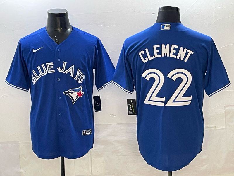Men 2025 Toronto Blue Jays #22 Clement blue Game Nike MLB Jersey 0025->toronto blue jays->MLB Jersey